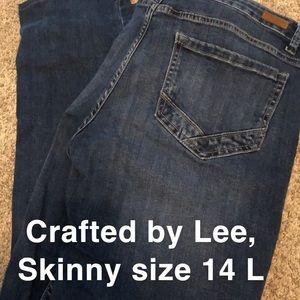Crafted by Lee skinny jeans